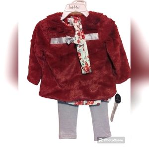 Nicole Miller New York 12mth 4 PC outfit